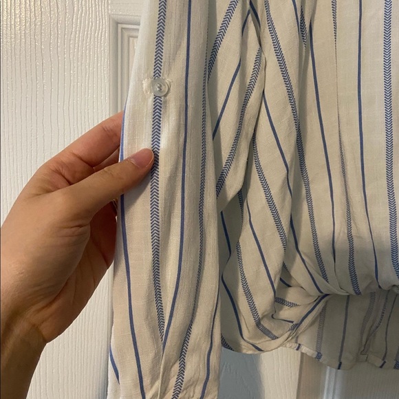 NEVER WORN Women’s Love Tree Button Down Crop Top - Picture 4 of 6